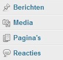 WordPress menu - Handleiding Wordpress door Compass Creations webdesign Gouda