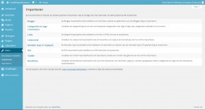 WordPress extra - importeren - Handleiding WordPress door Compass Creations webdesign Gouda