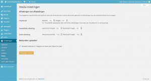 WordPress instellingen - media - Handleiding WordPress door Compass Creations webdesign Gouda